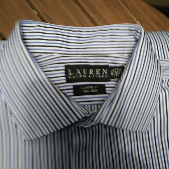 Ralph Laure Mens Shirt 100 % Cotton - Picture 2 of 4